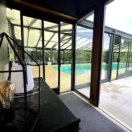 Nyaraló Longere Normande, Piscine Privee Chauffee Et Parc *